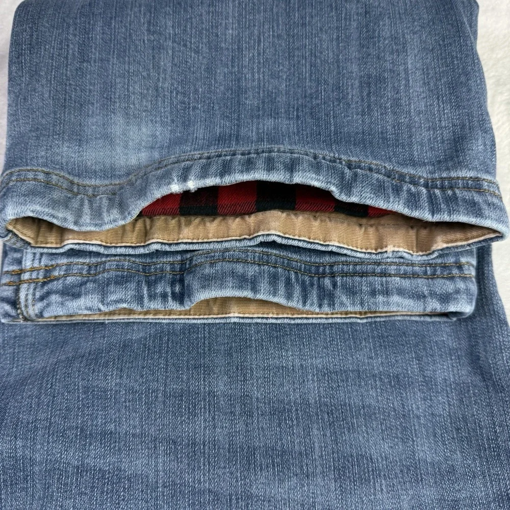 Duluth Trading Co Flannel Lined Jeans Men's‎ 40x30 Ballroom Double Flex Outdoor